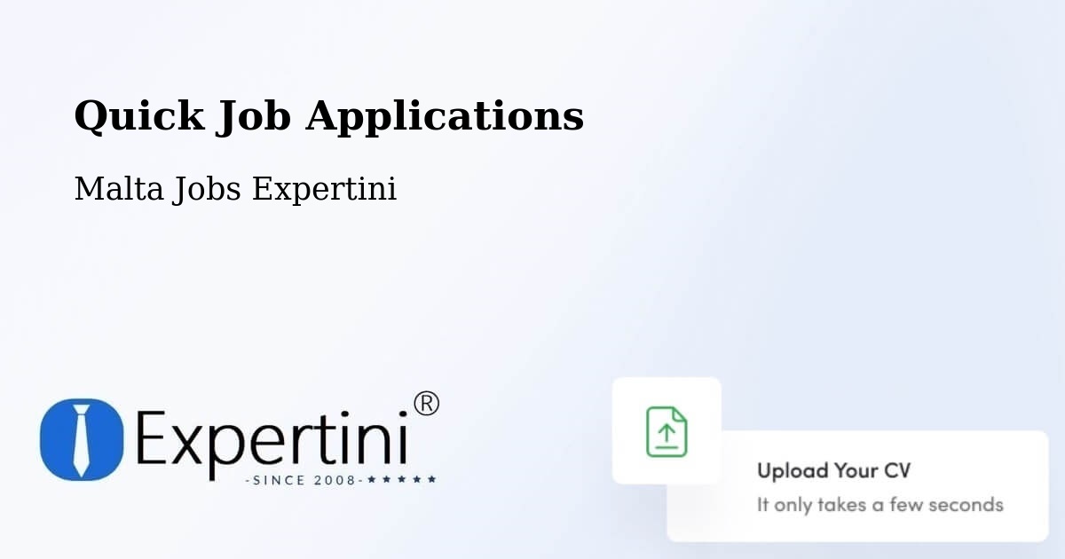 Quick Apply Feature – Marsa - Malta Jobs Expertini